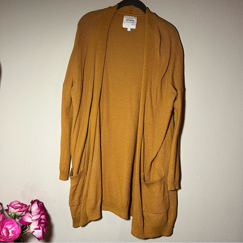 COTTON ON yellow knit cardigan